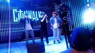 4Count Performing quotSnapbackquot City Walk [upl. by Ballinger917]