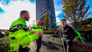 GEPAKT DOOR POLITIE TIJDENS BROMMER MEETING [upl. by Valtin]