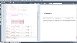 LaTeX texmaker Tutorial 12 Bibliografía método 1 Elementos básicos de una Tesis español 4n [upl. by Freya]