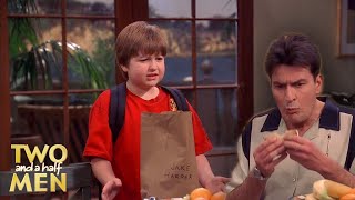 Charlie Steals Jake’s Lunch  Two and a Half Men [upl. by Anrat]