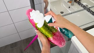 Rasierschaum auf den Besen auftragen – Geniale Anwendung für Ihre Dusche [upl. by Natanoj454]