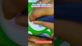 satisfying spiro art plslikesubscribe color howtomakebeautifulartwithpenplslikesubscribe [upl. by Navar]