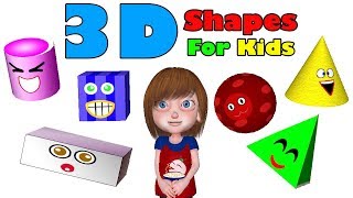 3D Shapes for Kids  Educational Shapes Song to Help Children Learn 3D Shapes Noodle Kidz S01E01 [upl. by Perri818]