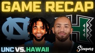 North Carolina Vs Hawaii Full Game Recap [upl. by Akcimat]