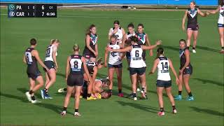 Keeley Skepper  AFLW 2024 Round 5 Highlights  Carlton  Port Adelaide [upl. by Llenrev]