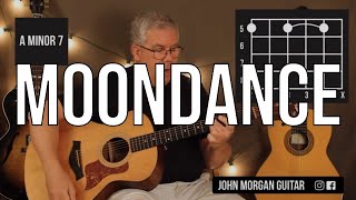 How to Play quotMoondancequot by Van Morrison Guitar [upl. by Nuahsyar538]