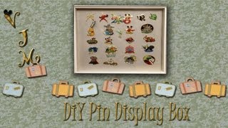 DIY Collector Pin Display Case for Disney and Other Pins [upl. by Oigufer]