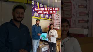 Smart LED TV offer With 1 year Warranty and 5 gift 🎁 with every LED TV Near mc office Solan [upl. by Lan]