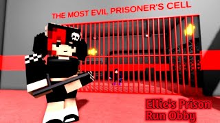 Ellies Prison Run Obby Walkthrough Full Gameplay  GAMING FILLAMENT roblox obby scary prisonrun [upl. by Htiekram]