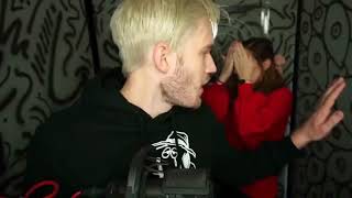 Marzia annoys PewDiePie for 2 minutes straight [upl. by Alauqahs90]