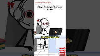 Customer Service be like Meme Animation shorts animation customerservice ACTherealveronika [upl. by Garrett92]