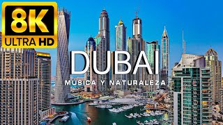 DUBAI 8K Video Ultra HD With Soft Piano Music  DUBAI 8K Video Ultra HD su švelnia pianino muzika [upl. by Covell311]