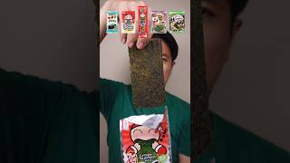 EATING TAO KAE NOI SEAWEED asmr mukbang [upl. by Raf296]