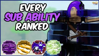 EVERY SubAbility RANKED From WORST To BEST  Shindo Life Subjutsu Tier List [upl. by Anahsal]