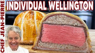 Individual Beef Wellington  Chef JeanPierre [upl. by Aronek441]