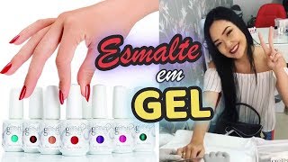 ESMALTE QUE DURA ATÉ 20 DIAS  ESMALTAÇÃO EM GEL PASSO A PASSO  GELISH [upl. by Rialc]