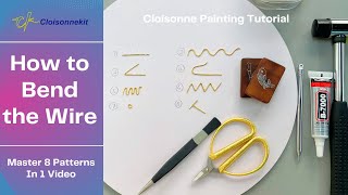 Cloisonne Filigree Tutorial Master 8 Patterns filigree techniques In 1 Video [upl. by Llewop]