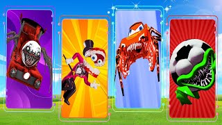 KUMPULAN MONSTER  Choo Choo Charles DIGITAL CIRCUS Thomas Spider Car Eater [upl. by Nolham783]