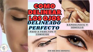 APRENDE DESDE CERO COMO DELINEAR LOS OJOS FACIL Y RAPIDO PARA PRINCIPIANTES TUTORIAL PASO A PASO [upl. by Filide]