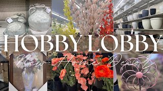 NEW HOBBY LOBBY HOME DECOR 2024  HIGH END HOME FINDS AT VERY LOW PRICES [upl. by Aynnek]