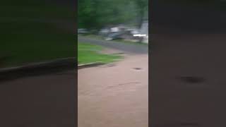 May 182024 Bluewell WV flood  our backyard and driveway [upl. by Knowlton]