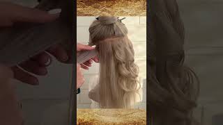 How to curl hair with flat iron Curls tutorial [upl. by Sacks]