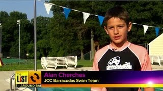 AROUND BALTIMORE JCC boy swims faster than Michael Phelps [upl. by Nahtaj]