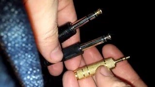 Audio Jacks  Adaptor Big to Small [upl. by Atinreb527]