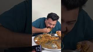 CHICKEN MASALA RICE ROTI Vs PRAWNS MASALA RICE ROTI CHALLENGE 😱shorts foodie foochallenge [upl. by Mead221]