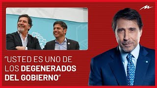 “Usted es uno de los degenerados del Gobierno de Bs As” el tenso cruce entre Feinmann y Sileoni [upl. by Aihsinat]