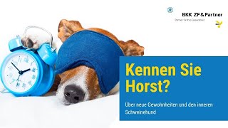 Kennen Sie Horst Über neue Gewohnheiten und den inneren Schweinehund [upl. by Eran]