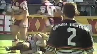 Alan Cann spear tackles Brad Fittler 1992 [upl. by Gonyea227]