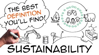 Sustainability definition with simple natural science [upl. by Onairelav]