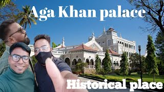 Aga khan palace pune  Aga khan palace history  My First Vlog 2024 Aga khan palace [upl. by Ylecara]