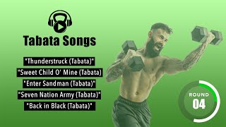 20 Minutes of Tabata Songs amp Timer  Music Genre Rock [upl. by Lais758]