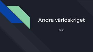 Andra världskriget [upl. by Florence]