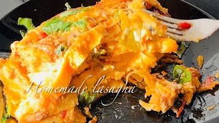 How To Make Lasagna lasagna streetfood [upl. by Ydniw]