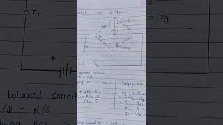 Wheat stone bridge physics class12physics shortvideo [upl. by Negeam233]