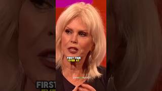 Joanna Lumley is old but beautiful😫 grahamnorton joannalumley [upl. by Atnad]