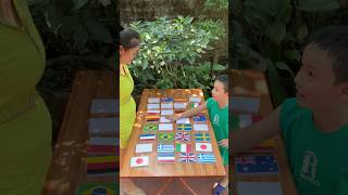 Memory game match flags with challenge C24 [upl. by Elimac910]