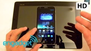 ASUS PadFone 2 Software Hands On  Engadget [upl. by Ttayh529]