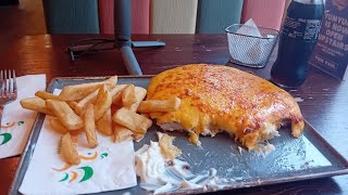 manjaros in NewcastleuponTyne chicken parmo food review [upl. by Mas]