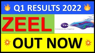 ZEEL q1 results 2022  ZEEL Results Today  ZEEL latest news  ZEEL Share News  Investofy [upl. by Aihsa]