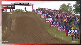 Ferrandis crash  MXGP amp Open  Monster Energy FIM Motocross of Nations MXGP MXGP [upl. by Nov]