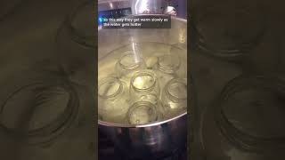 Quick Canning Tip Sterilizing your Jars without breaking them [upl. by Jerol]