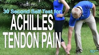 How to test for achilles tendonitis [upl. by Prebo]