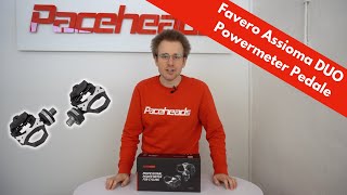 Favero Assioma DUO Powermeter Pedale  Unboxing und Montage [upl. by Vicki]