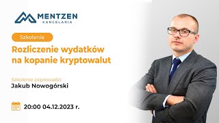 Rozliczenie wydatków na kopanie kryptowalut [upl. by Ursi]