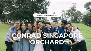 Wedding at Conrad Singapore Orchard updated 2024 Singapore Wedding Photography [upl. by Rostand]