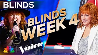 Stunning Blind Auditions from Week 4  The Voice  NBC [upl. by Earesed649]